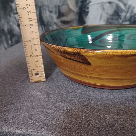 Large Lisa Naples Vintage Serving Bowl Vintage Late 80's - Picture 4 of 7